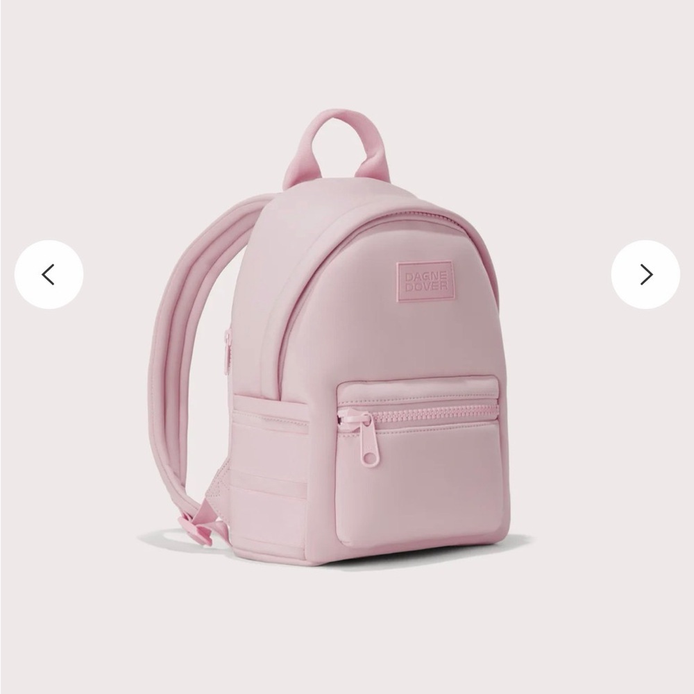 NWT Dagne Dover Small Dakota Neoprene Backpack – Limited Edition Wild Rose Pink - Picture 4 of 9